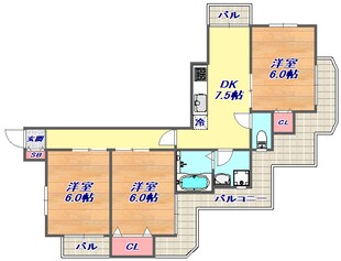 アプリーレ御影の物件間取画像